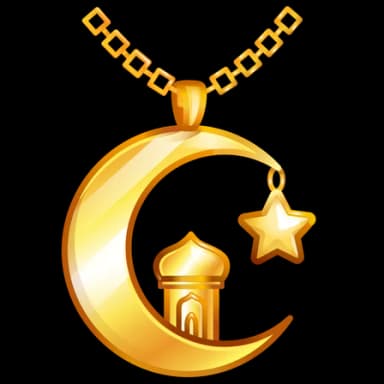 Golden Palace — Moon Pendants Telegram gift model