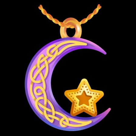 Royal Purple — Moon Pendants Telegram gift model