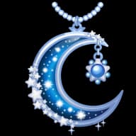 Starry Night — Moon Pendants