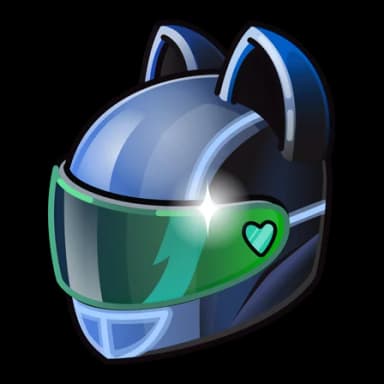 Night Race — Neko Helmets Telegram gift model
