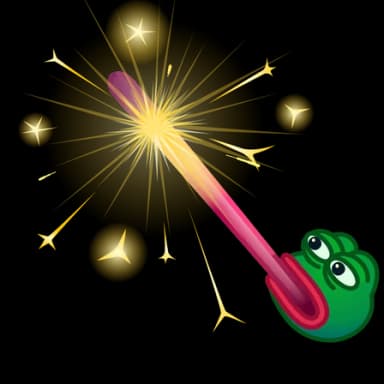 Le Pepe — Party Sparklers Telegram gift model