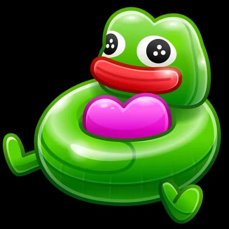 Pool Pepe — Pool Floats Telegram gift model