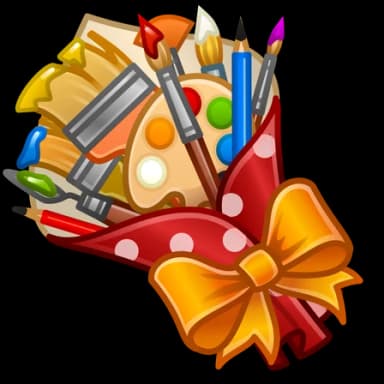 Art Therapy — Pretty Posies Telegram gift model