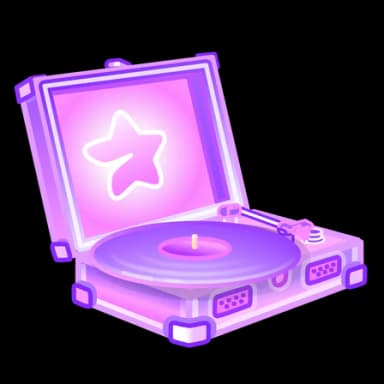 Barbie Rock — Record Players Telegram gift model