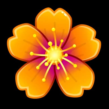 Fire Bloom — Sakura Flowers Telegram gift model