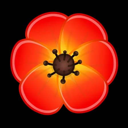 Red Poppy — Sakura Flowers Telegram gift model