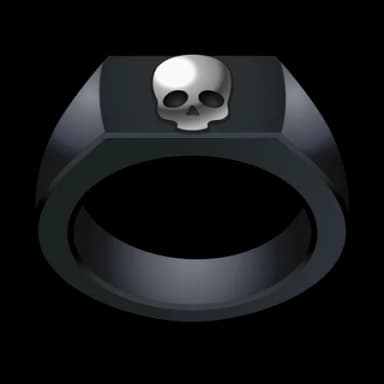 Skull — Signet Rings Telegram gift model