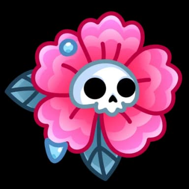 Carnation — Skull Flowers Telegram gift model