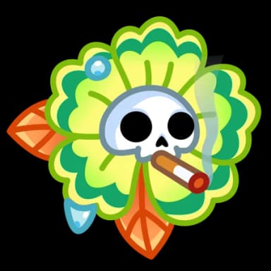 Health Risk — Skull Flowers Telegram gift model