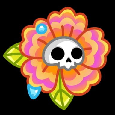 Luau Lily — Skull Flowers Telegram gift model