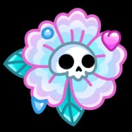 Soft Puff — Skull Flowers
