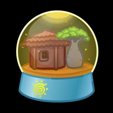 Baobab — Snow Globes Telegram gift model