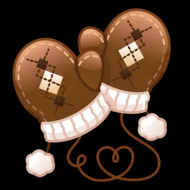 November — Snow Mittenses Telegram gift model
