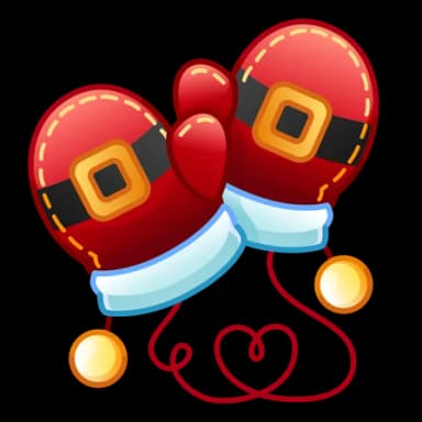 Santa Claus — Snow Mittenses Telegram gift model