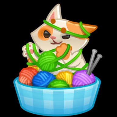 Knitty Kitty — Spring Baskets Telegram gift model