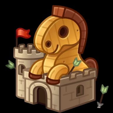 Trojan Horse — Spring Baskets Telegram gift model