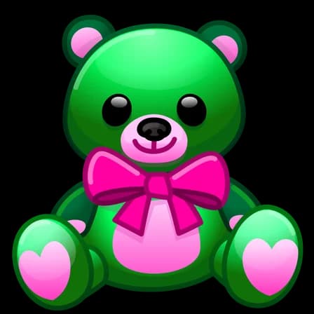 Pink Cactus — Toy Bears Telegram gift model