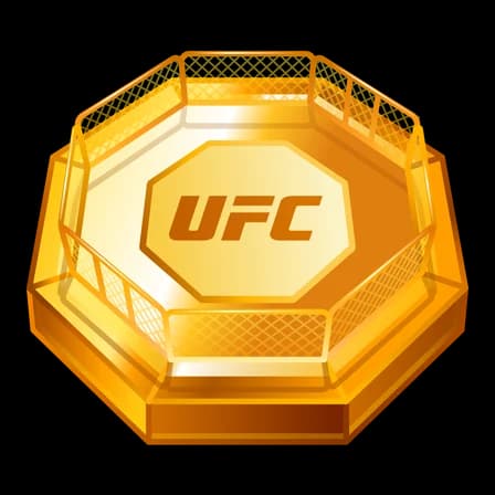 Gold UFC Octagon — UFC Strikes Telegram gift model