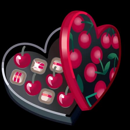 Cherry — Valentine Boxes Telegram gift model