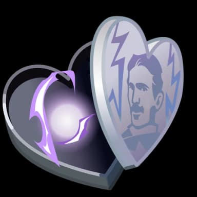 Nikola Tesla — Valentine Boxes Telegram gift model