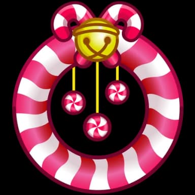 Candy Cane — Winter Wreaths Telegram gift model