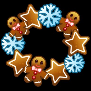 Gingerbread — Winter Wreaths Telegram gift model