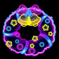 Neon Sign — Winter Wreaths