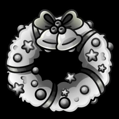 Old Movie — Winter Wreaths Telegram gift model