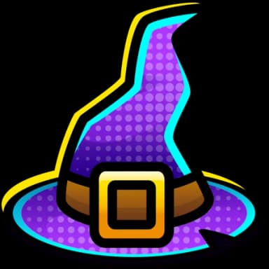 Halftone — Witch Hats Telegram gift model